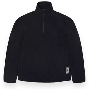 RAINS UNISEX FLEECE HALF-ZIP PULLOVER